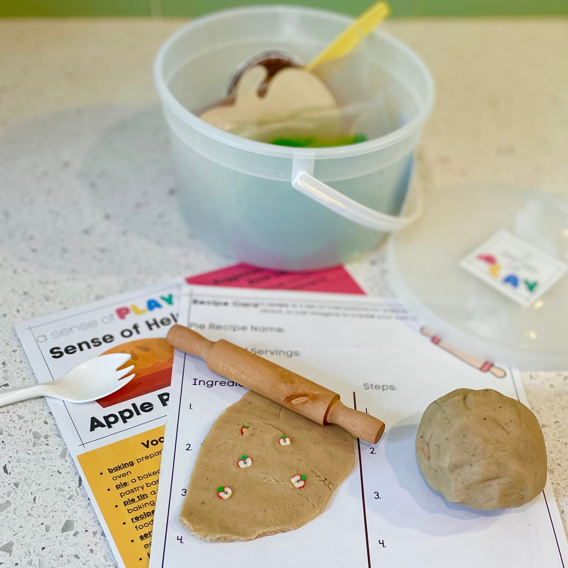 Pie Making Play Dough Kit 